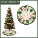 Ver imagem 2 de Saia Tapete Base Árvore de Natal Modelo 1 Decoração Papai Noel Enfeite Natalino Luxo Luvinco