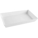 Ver imagem 1 de 6 Travessas de Melamina Branca Restaurante 53x33cm Buffet Saladas Haus Concept