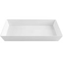 Ver imagem 4 de 6 Travessas de Melamina Branca Restaurante 53x33cm Buffet Saladas Haus Concept