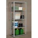 Ver imagem 2 de Prateleira Aço Galvanizada Slim 185CM Com 5 Bandejas de 60 CM