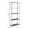 Prateleira Aço Galvanizada Slim 185CM  Com 5 Bandejas de 60 CM - 3