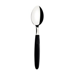 Kit - 6 Colheres de Mesa Ipanema com Lâmina em Aço Inox Cabo Preto Cptop - Tramontina 23363400 - 1
