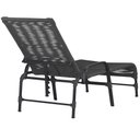 Ver imagem 3 de Kit 2 Espreguiçadeiras Doha Mesa Garden Corda Náutica Piscina Jardim Área Externa Trama Original