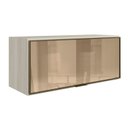 Ver imagem 1 de Armario Aereo Basculante Vidro Mdf 80 Cm Kali 1634161 Bianco Toq Nicioli