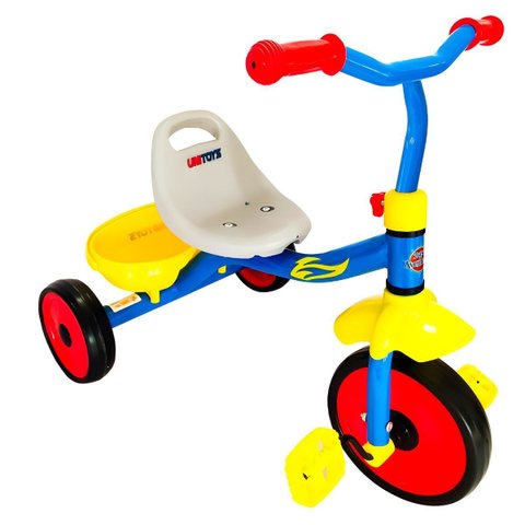 Triciclo Infantil Azul - Diversão e Desenvolvimento com Segurança