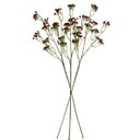 Ver imagem 3 de Kit de 20 Galhos Flor Artificial Vermelho para Vasos Festa e Centros de Mesa