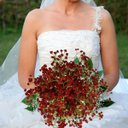 Ver mais imagens de Kit de 20 Galhos Flor Artificial Vermelho para Vasos Festa e Centros de Mesa