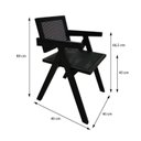 Ver imagem 3 de Kit com 2 Cadeiras para Sala de Jantar - Chandy Madeira Amarela