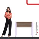 Ver imagem 5 de Escrivaninha X X P25 90cm Industrial Walnut E Lilas