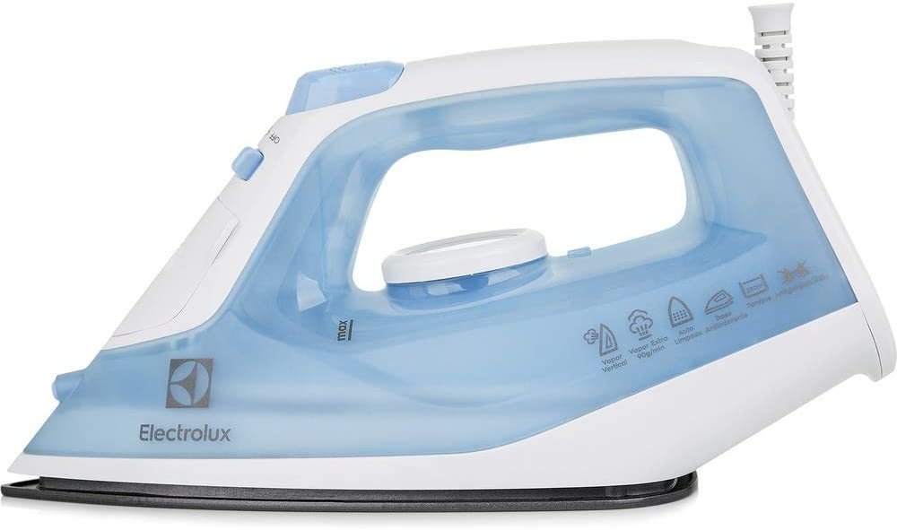 FERRO DE PASSAR ROUPAS A VAPOR ELECTROLUX 1500W - AZUL 110V - 3