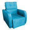 Poltrona Reclinavel Sala de Estar Safira Amamentação Turquesa - 3