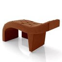 Ver imagem 7 de Maca de Estética para Massagem Cílios Fixa Lash Estofada com Escada Veludo Terracota G83 - Gran Belo