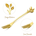 Ver imagem 4 de Garfo para Aperitivos Petiscos Queijos Kit com 4 Peças