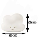 Ver imagem 7 de Luminária Abajur de Mesa Nuvem Fofa Led Noturna Média Natural