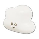 Ver imagem 1 de Luminária Abajur de Mesa Nuvem Fofa Led Noturna Média Natural
