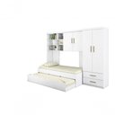 Ver imagem 3 de Quarto Juvenil Chiara 2 Portas MDP Branco Phoenix Baby 188cm