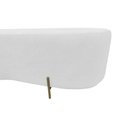 Ver imagem 5 de Puff Decorativo Alana Couro Branco