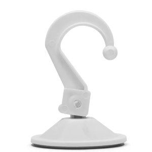 Cabide de Pressão Com Ventosa Branco | Utilimix