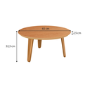 Ver imagem 3 de Mesa de Centro Madeira Maciça