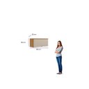 Ver imagem 5 de Armário Aéreo Simples 36x80x32 cm Selene Marrom/Jequitibá/Off White Fosco