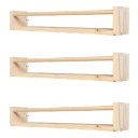 Ver imagem 2 de Kit 2 Prateleiras de Madeira para Decorar e Organizar Dulce Slim