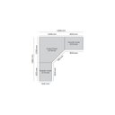 Ver imagem 5 de Guarda-roupa Modulado de Canto Closet com Espelho 6 Portas 3 Gavetas Seletto