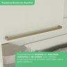 Quarto Modulado Casal 5 Peças 9 Portas 6 Gavetas Seletto Areia - 12