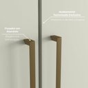 Ver imagem 6 de Guarda Roupa Casal Modulado 5 Peças com Cabeceira 9 Portas 6 Gavetas Seletto Areia HP