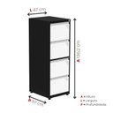 Ver imagem 5 de Gaveteiro Arquivo de Aço 4 Gavetas 136,2x47x57 Cm