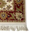 Ver imagem 5 de Tapete Persa Vermelho com Bege Ideal para Quarto e Sala 100x150