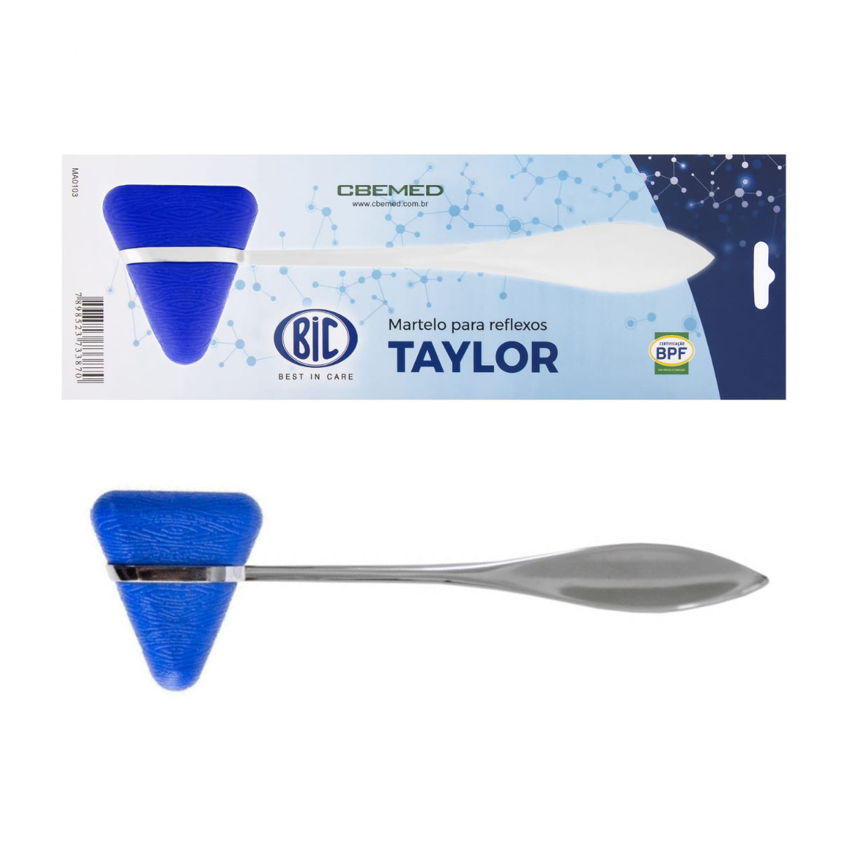 Martelo de Reflexo Neurológico TAYLOR – Cromado