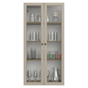 Ver imagem 6 de Módulo Cristaleira 70 cm 2 Portas de Vidro Rustic/Crema Vik Madesa