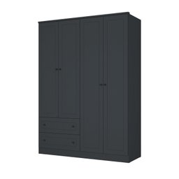 Guarda-roupa 4 Portas 2 Gavetas Fort - 3