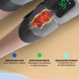 Massageador Ombreira Compressao Esquenta Massageia Corpo Joelho Ombro Panturrilha 3 Modos - 3