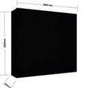 Ver imagem 4 de Guarda-Roupa Casal 6 Portas 4 Gavetas Fort Cinza/Grafitto