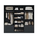 Ver imagem 2 de Guarda-roupa Casal 6 Portas 4 Gavetas Fort