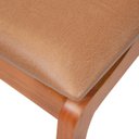Ver imagem 4 de Kit 2 Cadeiras Veneza Madeira Maçica 86cm x 43cm x 55cm Marrom/Caramelo