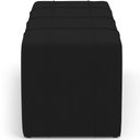 Ver imagem 6 de Puff Decorativo Living Sala de Estar 140 cm Roma W01 Suede Preto - Lyam Lyam Decor