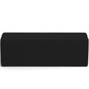 Ver imagem 3 de Puff Decorativo Living Sala de Estar 140 cm Roma W01 Suede Preto - Lyam Lyam Decor