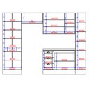 Ver imagem 6 de Cozinha Completa 5 Peças Milla Ultra com Armário e Balcão e Cristaleira Nogueira e Cinza Carraro