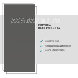 Cozinha Completa 5 Peças Milla Ultra com Armário e Balcão e Cristaleira Nogueira e Cinza Carraro - 9