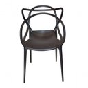 Ver imagem 3 de Conjunto Com 4 Cadeiras Monobloco Allegra Preta