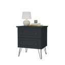 Ver imagem 2 de Mesa de Cabeceira 2 Gavetas 62,5x54x42,8 cm Fort