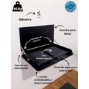 Ver imagem 3 de Fraldário Trocador Bebê Preto Berçário Condomínio Comércio