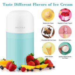 Secura Máquina de Sorvete Elétrica Mini, 400ml, para Sorvete e Iogurte Gelado - 2