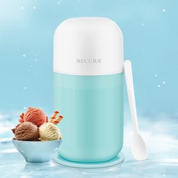 Secura Máquina de Sorvete Elétrica Mini, 400ml, para Sorvete e Iogurte Gelado - 1