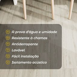 Piso Vinílico Auto Adesivo Régua Madeira Manta Caixa 5m² Brinovar - 5