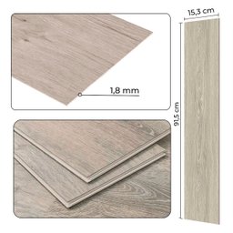 Piso Vinílico Auto Adesivo Régua Madeira Manta Caixa 5m² Brinovar - 7