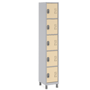 Ver imagem 5 de Armário Industrial 5 Portas Pequenas em Aço:laranja