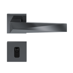 Fechadura Externa Pado Ascot Grafite Polido 55mm Ascot Externa Gp